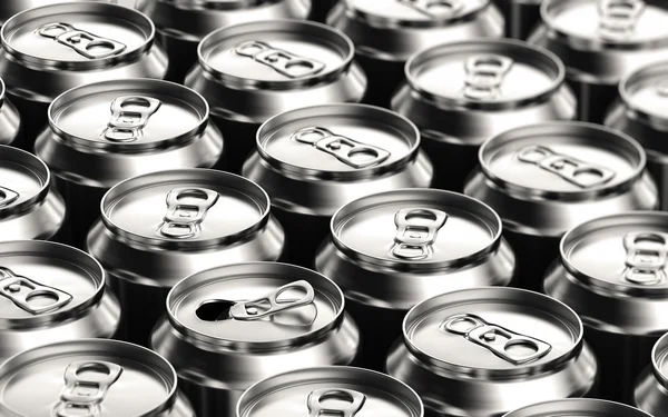 Soda cans — Stockfoto