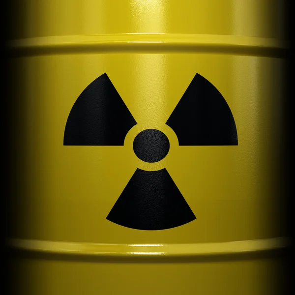 Radioaktives Symbol — Stockfoto