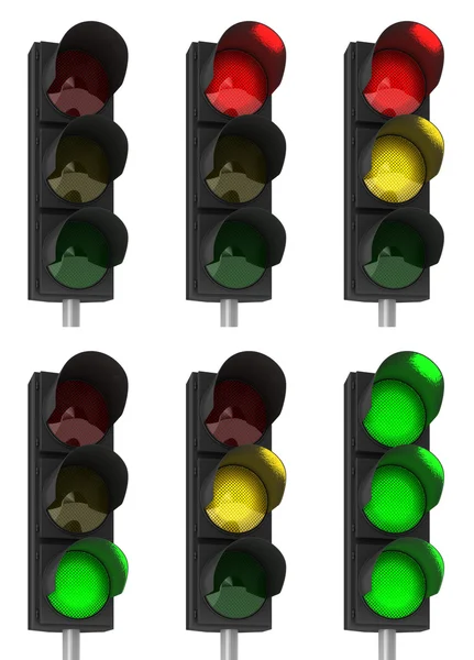 Combinações de semáforo — Fotografia de Stock