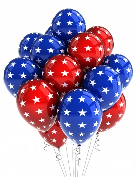 Patriottische ballonnen — Stockfoto