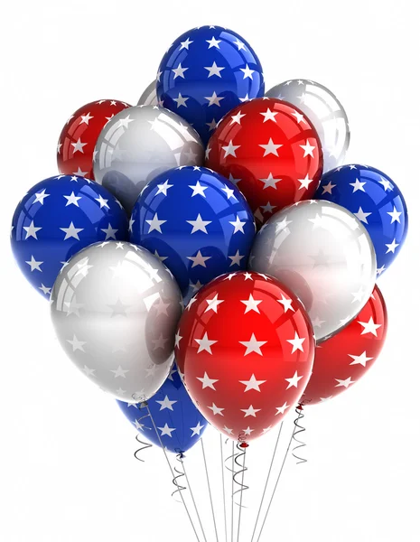 Patriotiska ballonger — Stockfoto