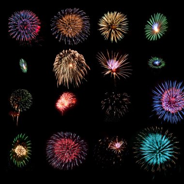 Fireworks design elements clipart