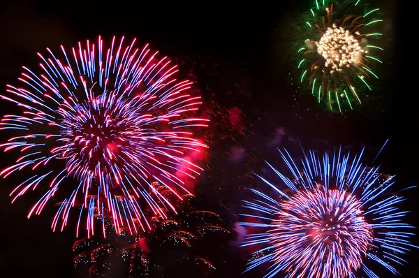 Fireworks on 4th of July — Stock Photo, Image
