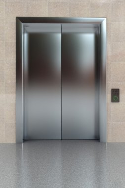 Closed elevator clipart