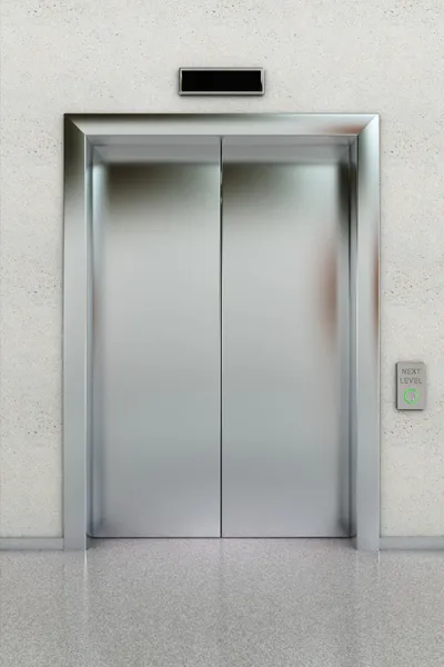 Closed elevator — Stockfoto