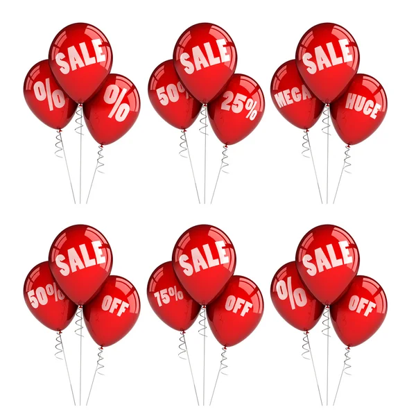 Sale balloons — Stock Photo, Image