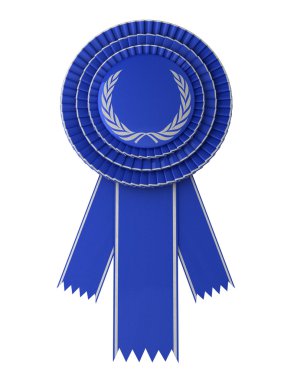 Blue Award Ribbon clipart