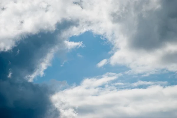 stock image Blue sky with white clouds