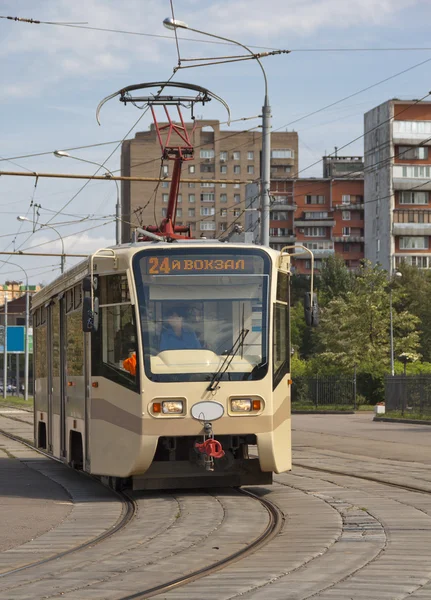 Moskova 'da tramvay — Stok fotoğraf