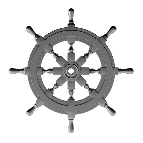 3d render of chrome wheel — Stock Photo, Image