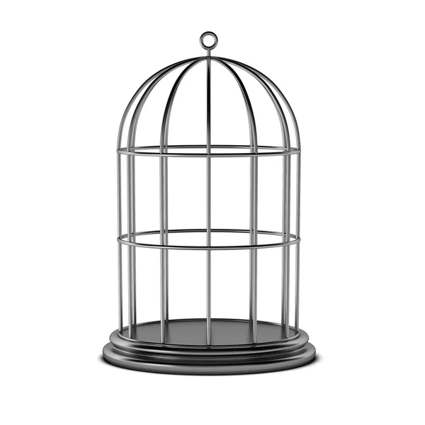 Rendering 3d della gabbia per uccelli — Foto Stock