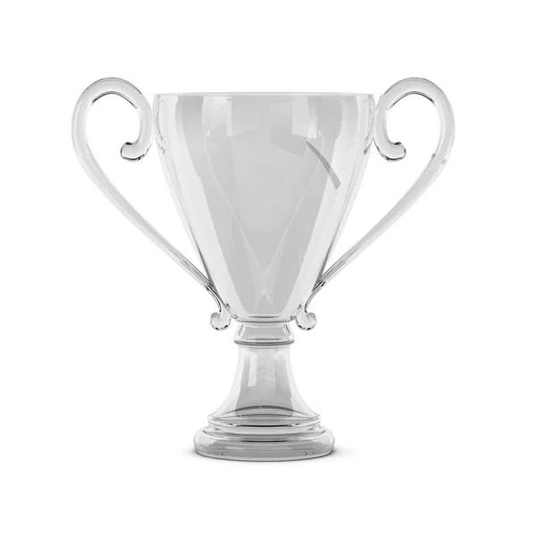 3d render of glass cup — Stock Photo, Image