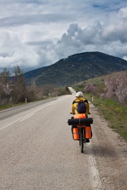 Exploring the world by bicycle.