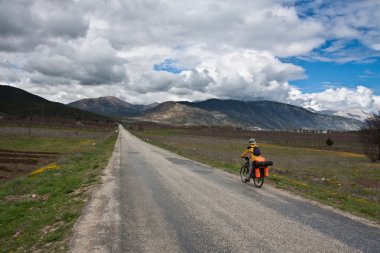 Exploring the world by bicycle.