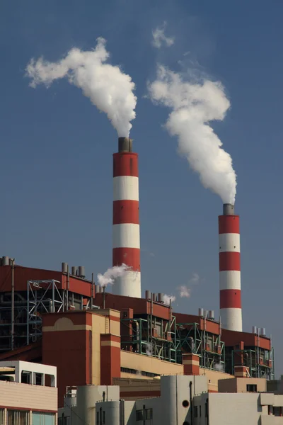 stock image Coal fired Power Station Shanghai