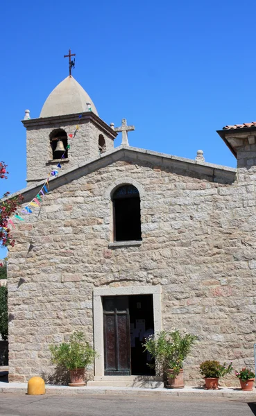 Country Church In San Pantaleo, Sardinia — Stock Photo, Image