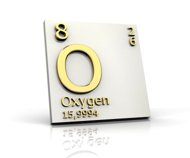 oksijen formu periyodik cetvel elementlerin