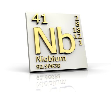 Niyobyum formu periyodik cetvel elementlerin