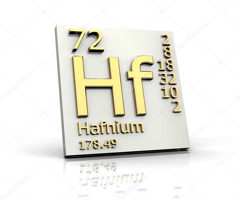 Hafnium form Periodic Table of Elements
