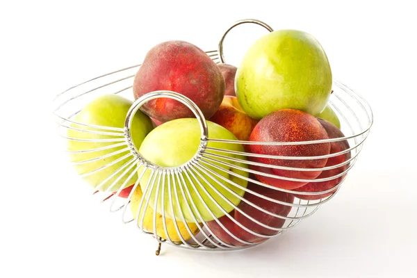 Manzanas y melocotones —  Fotos de Stock