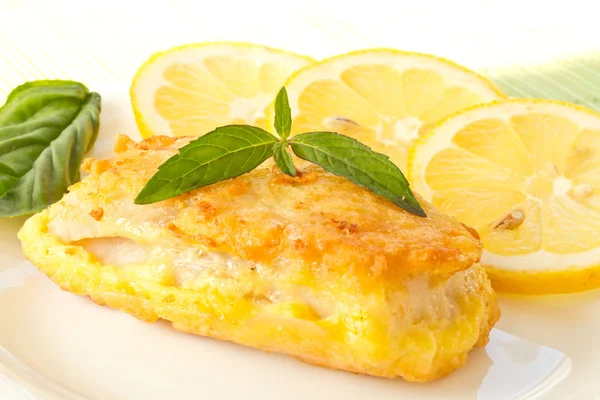 Filetti di pesce fritti in pastella — Foto Stock