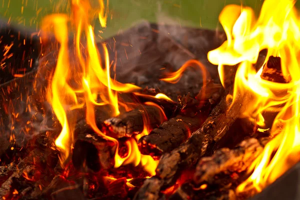 A tűz lángja — Stock Fotó