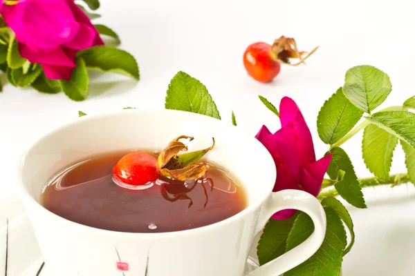 Чай с шиповником — стоковое фото
