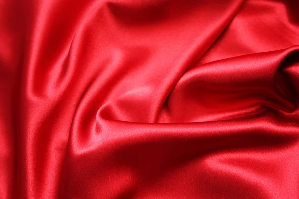 Sensuous Smooth Red Satin — Stock Photo, Image