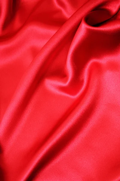 Αισθησιακή ομαλή κόκκινο σατέν — Φωτογραφία Αρχείου