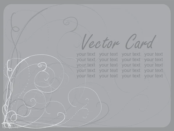 Векторная открытка — стоковый вектор