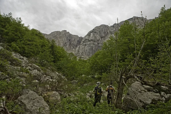 Trekking na Bósnia e Herzegovina — Fotografia de Stock