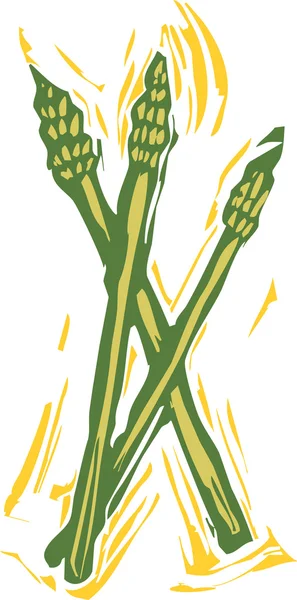 Asparagi — Vettoriale Stock