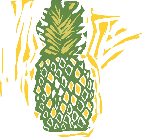 Ananas. — Stok Vektör
