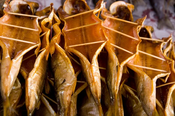 Dried stockfish, — Stock Photo, Image
