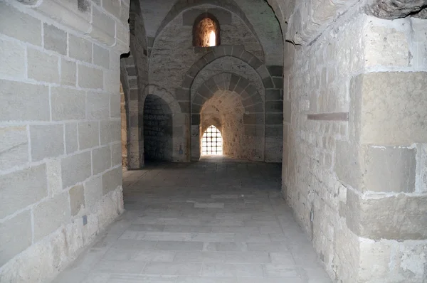 Eski bir kalenin koridor — Stok fotoğraf