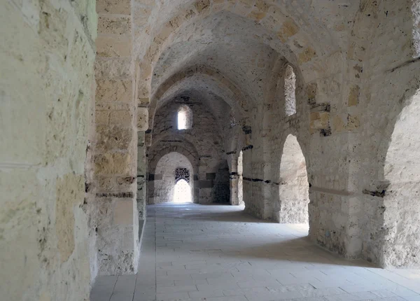 走廊的一座古城堡 — 图库照片