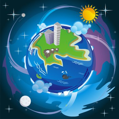 Wonderful world clipart