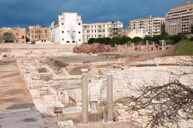 antik kalıntılar, alexandria, Mısır