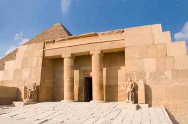 Entrance to the tomb of the wife of Pharaoh Khafre, Giza, Egypt, Africa clipart