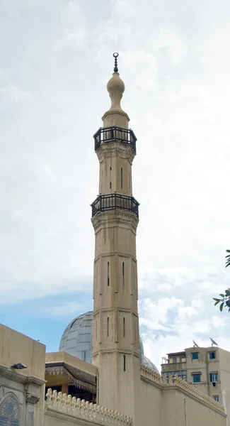 Torony minaret, mecset — Stock Fotó