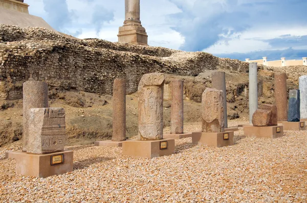 Starożytne ruiny, Aleksandria, Egipt — Zdjęcie stockowe