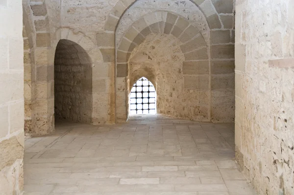 Folyosó egy ősi kastély — Stock Fotó