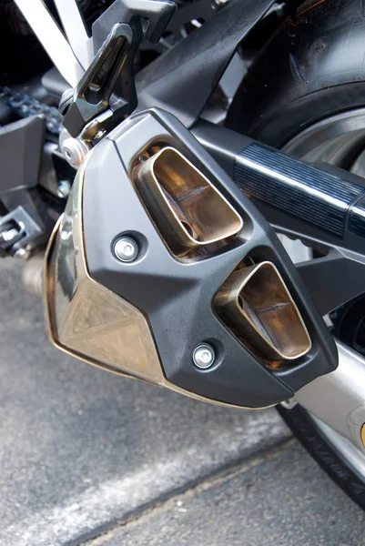 Part of a sports bike — Stock Photo, Image