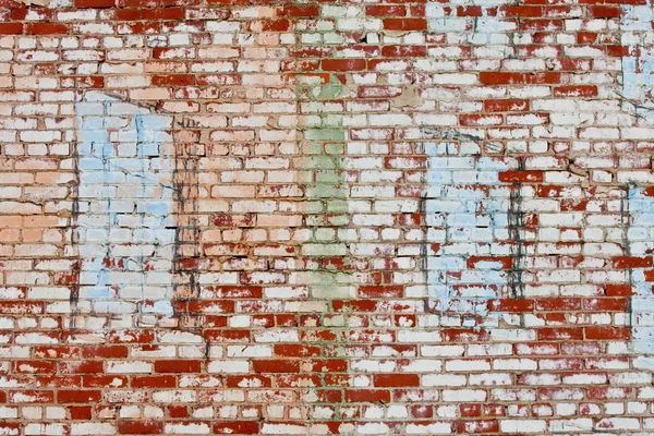 Vieja pared de ladrillo grunge —  Fotos de Stock