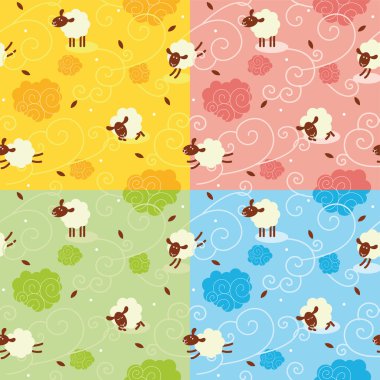 Sheep Pattern clipart