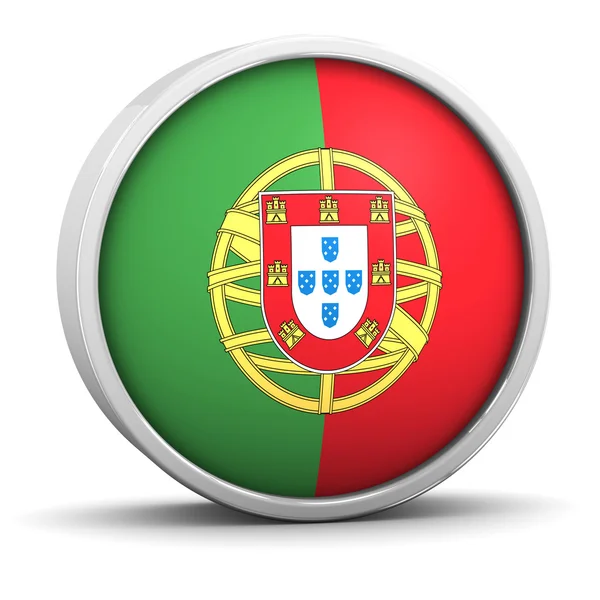 Bandeira portuguesa — Fotografia de Stock