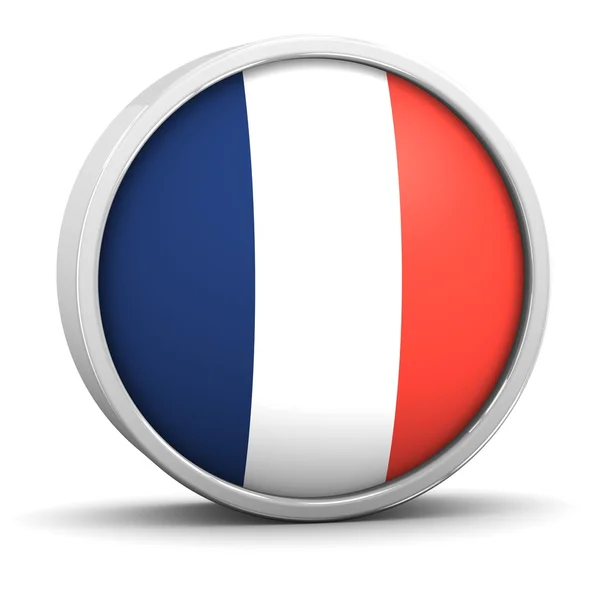 Francouzská vlajka — Stock fotografie
