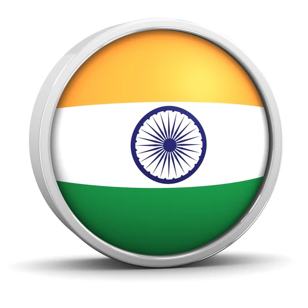 Indisk flag - Stock-foto