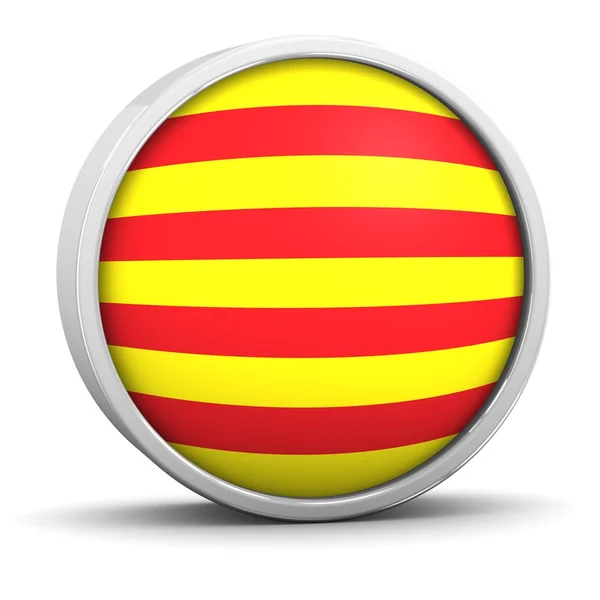 Katalansk flag - Stock-foto