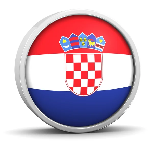 Kroatisk flag - Stock-foto